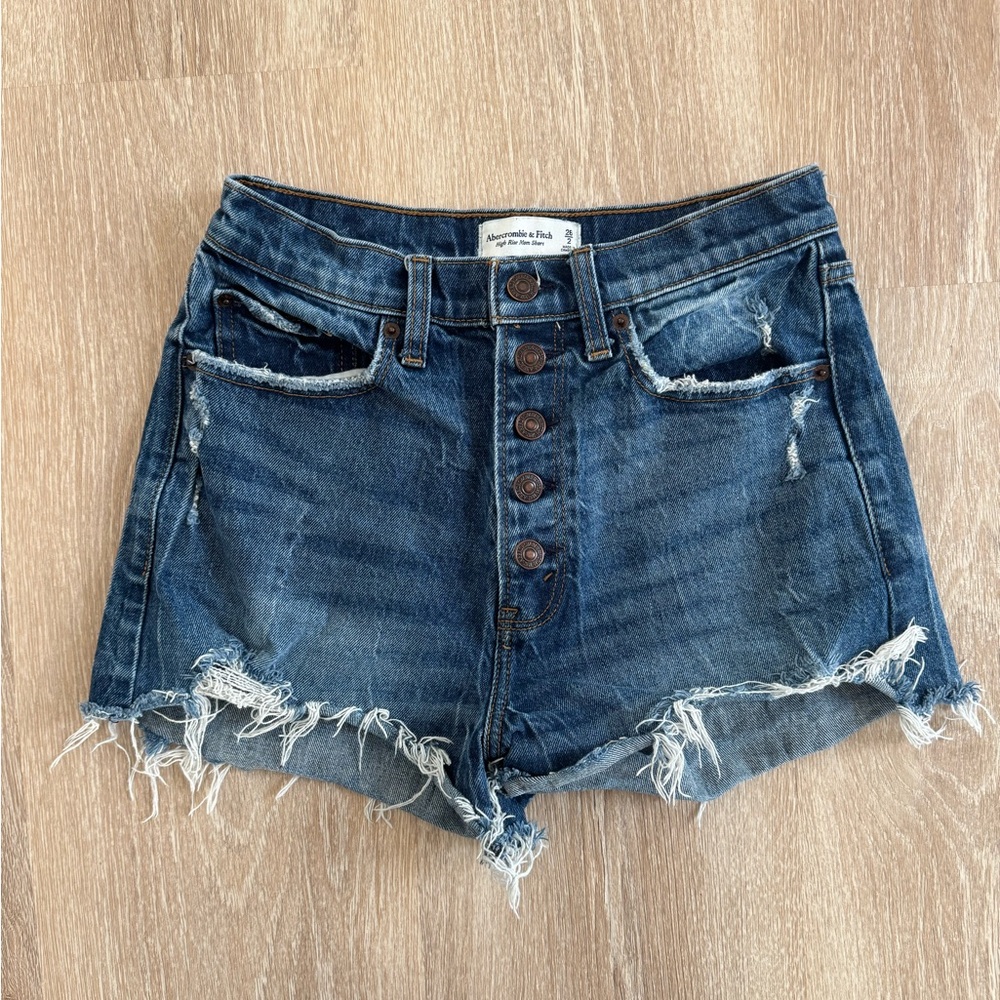 Abercrombie & Fitch High Rise Mom Shorts